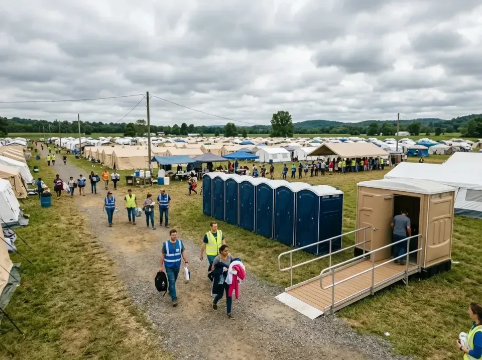 disaster-relief-camp-restrooms-010 — frequently asked questions, Dumpster & Portable Bathrooms Rental in Homestead Valley, CA